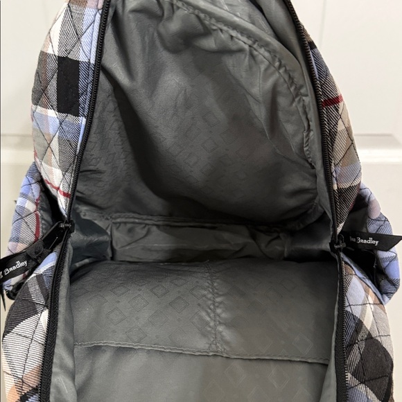 Plaid Quilted Backpack - Picture 6 of 6